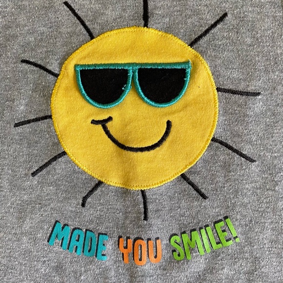 Garanimals Fun Lift-up-Flap Smiling Sun Face Made you Smile Bodysuit Size 12 M - Picture 3 of 7